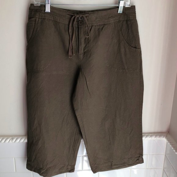 Coldwater Creek Pants - Coldwater Creek Traditional Fit Linen Shorts